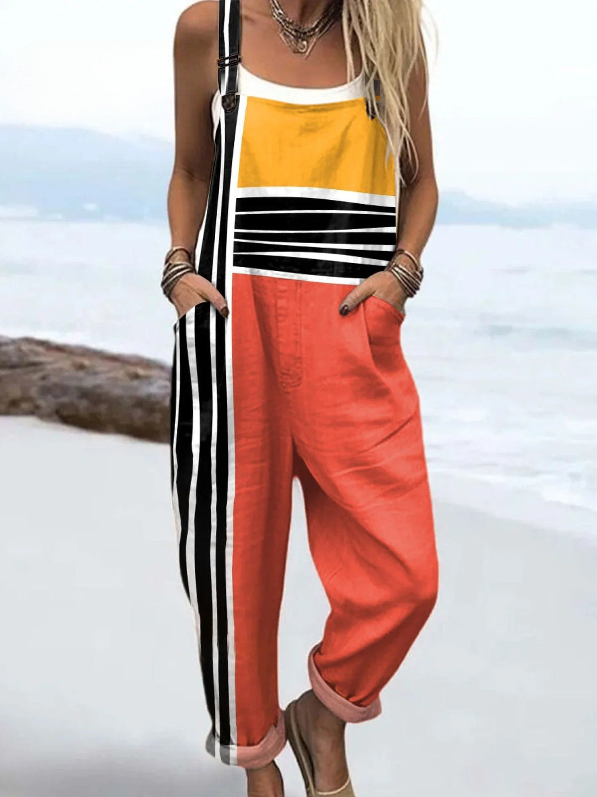 Avenelle - All-Day Style Vintage Jumpsuit