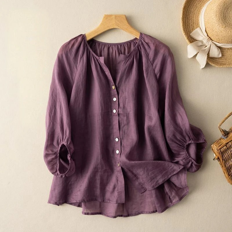 Alena | Linen Blouse
