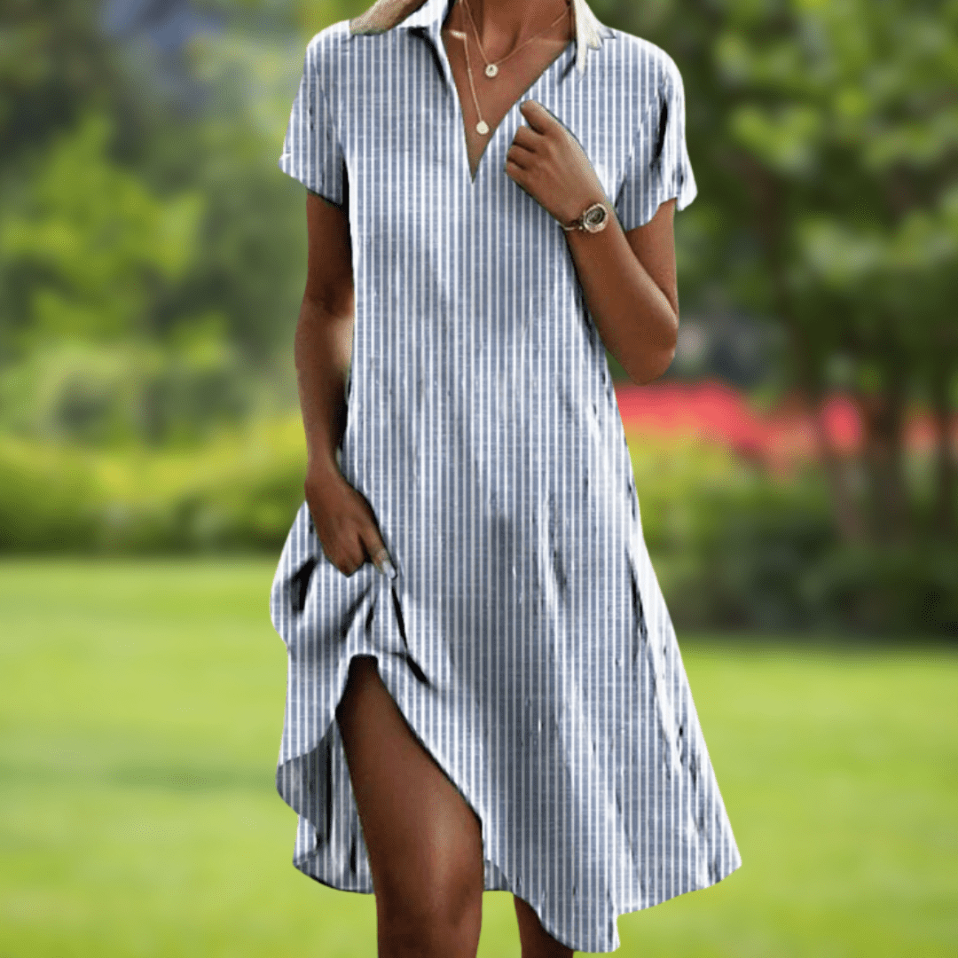 Elverra - Boho Print Long Summer Dress