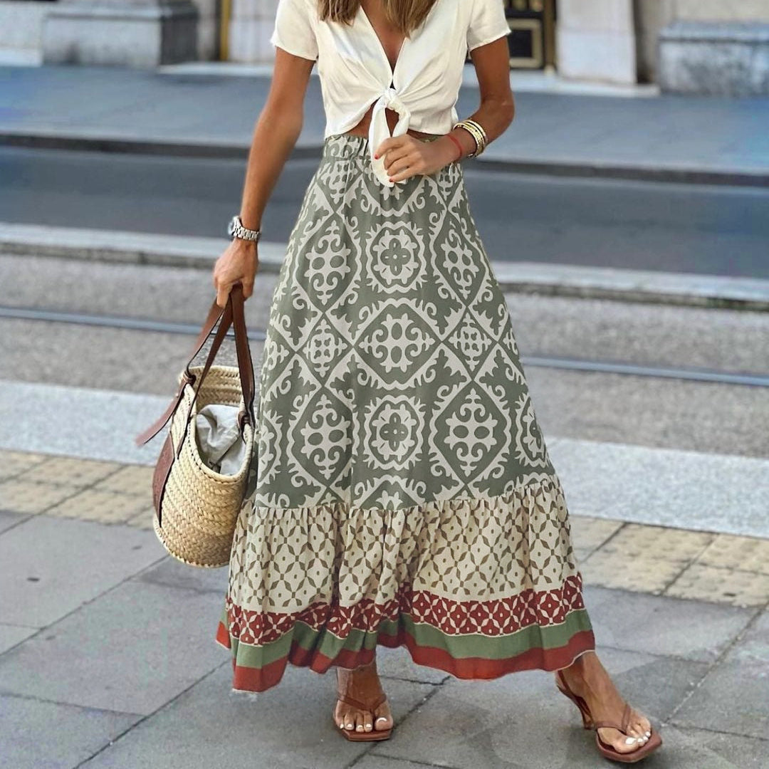 Elixie - Loose Fit Summer Swing Skirt