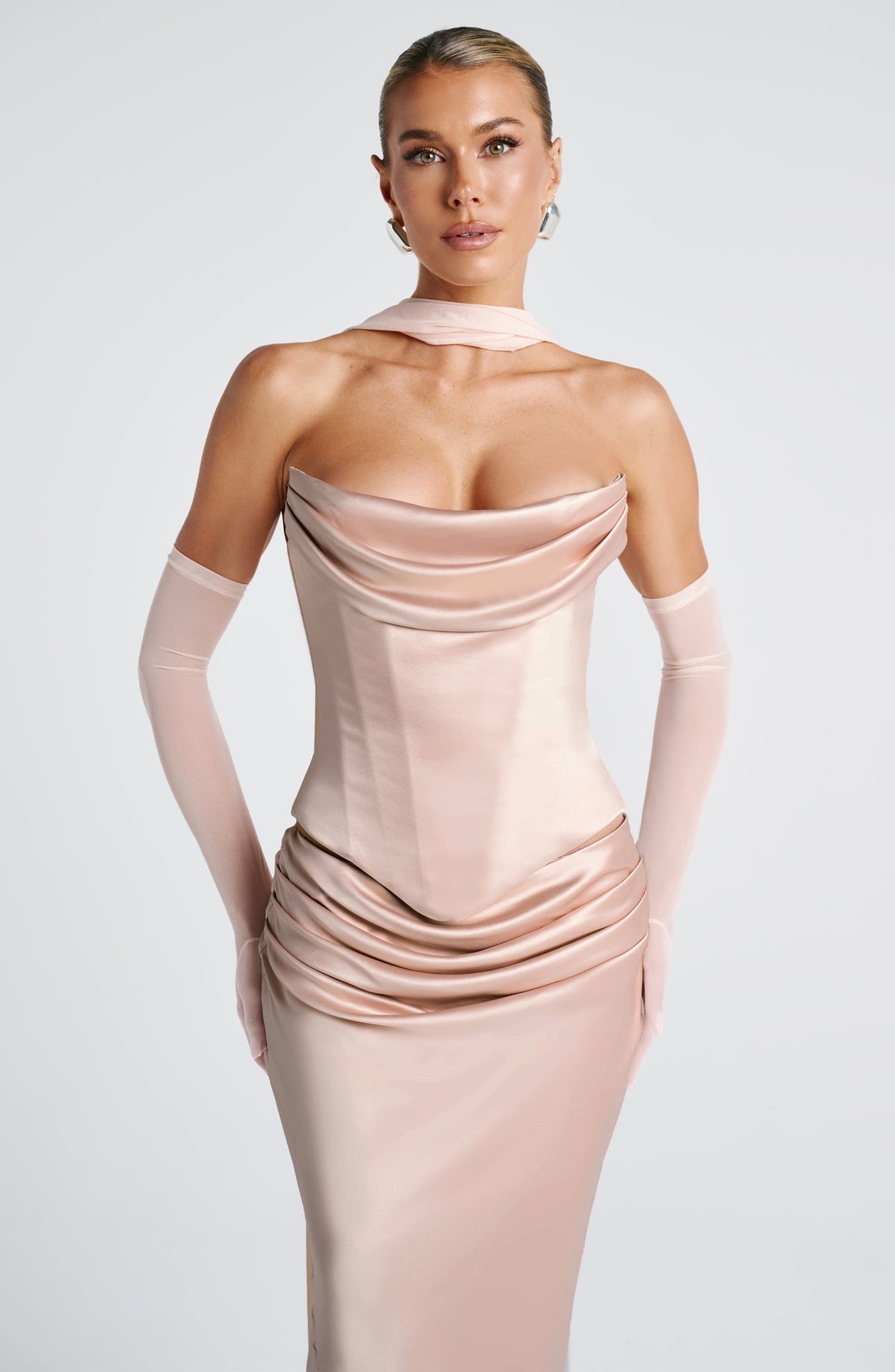 Ayla Scarf - Soft Peach