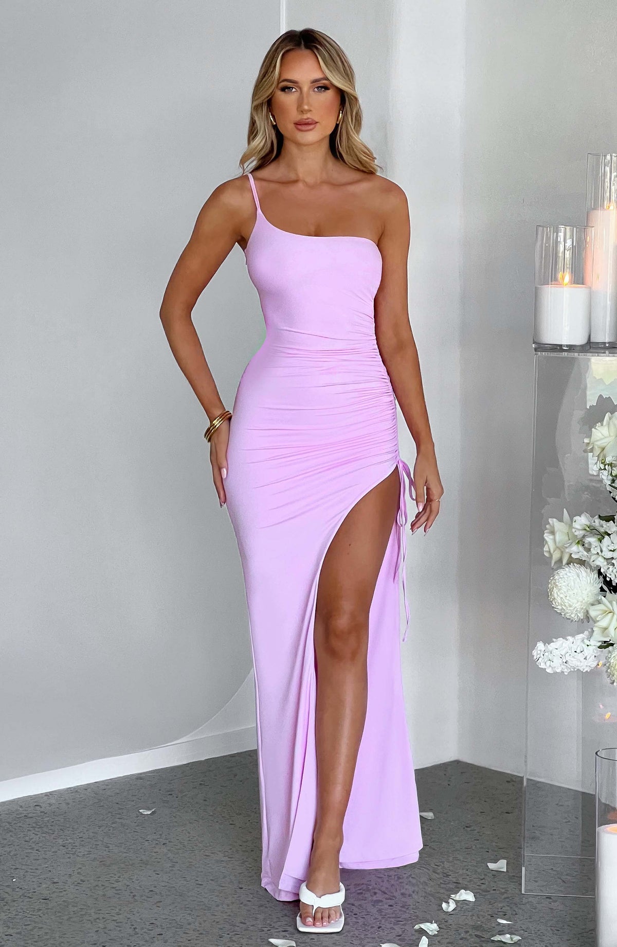 Zuri Maxi Dress - Pink Dress XS Babyboo Fashion Premium Exclusive Design