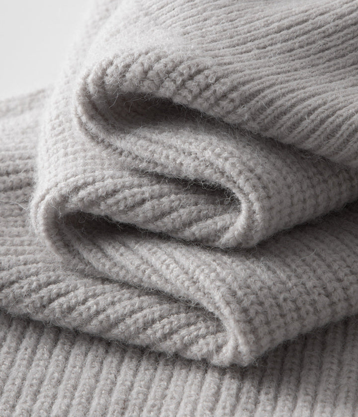100% Merino Wool ZIPPED CARDIGAN