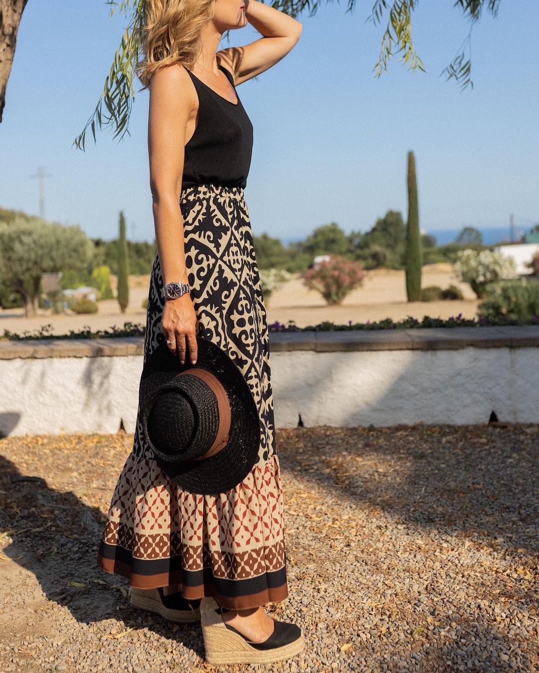 Elixie - Loose Fit Summer Swing Skirt