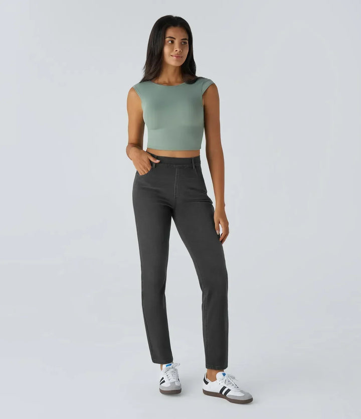 ComfortFit™ - Elastic and comfortable pants with high waist