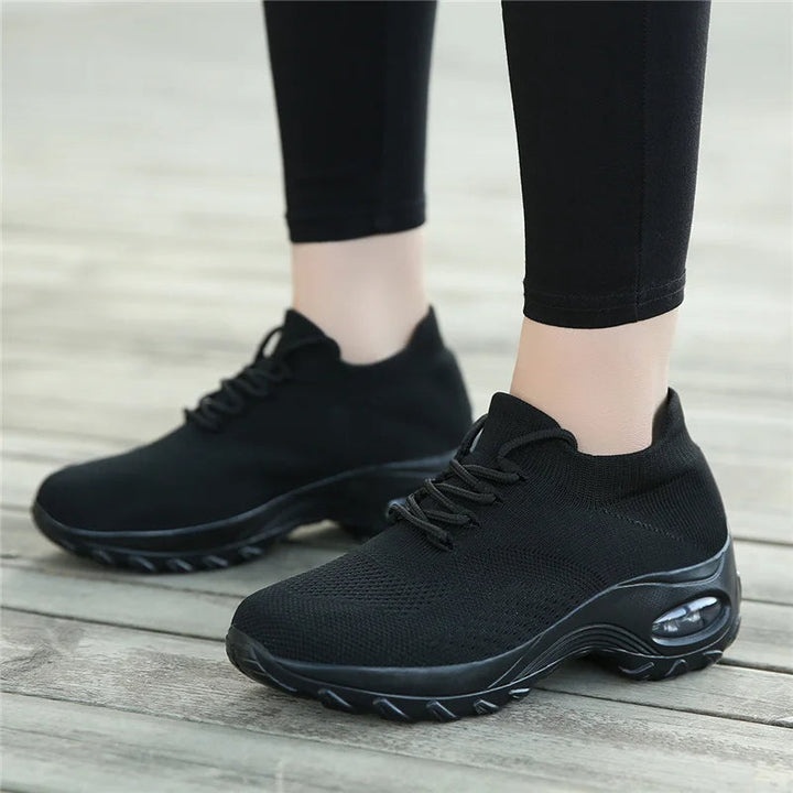 Wrenley - Women's Elastic Knit Slip-On Orthopedic Sneakers