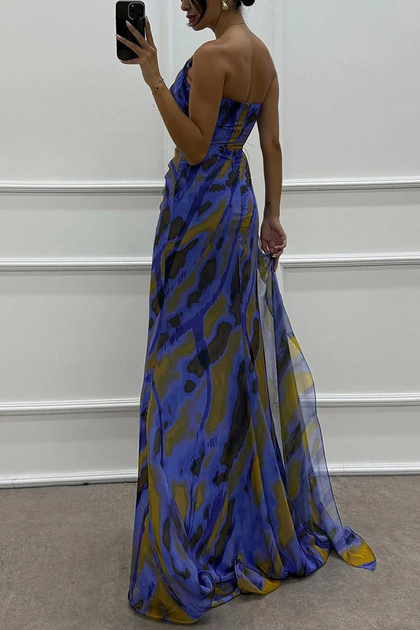 Eva - Trendy Skew Collar One Shoulder Party Dress