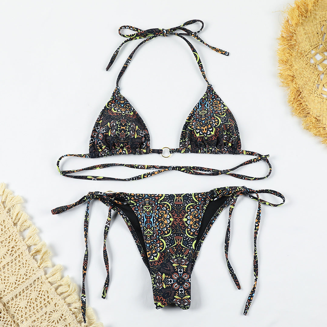 Elowen - Push-Up Micro Split Bikini Set