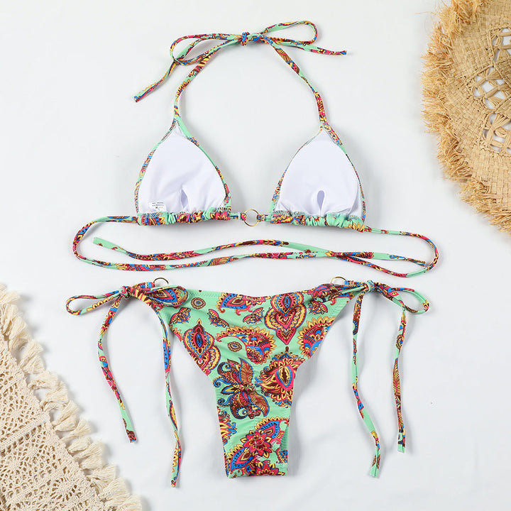 Elowen - Push-Up Micro Split Bikini Set