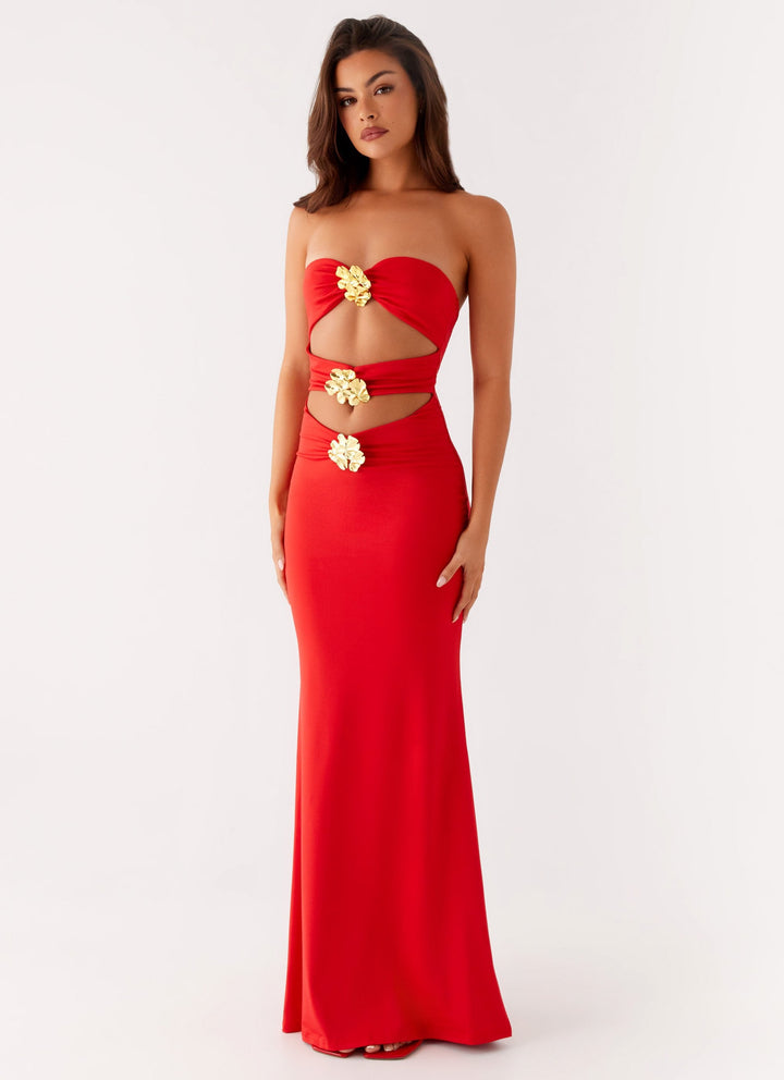 Raye Dress-Tangerine