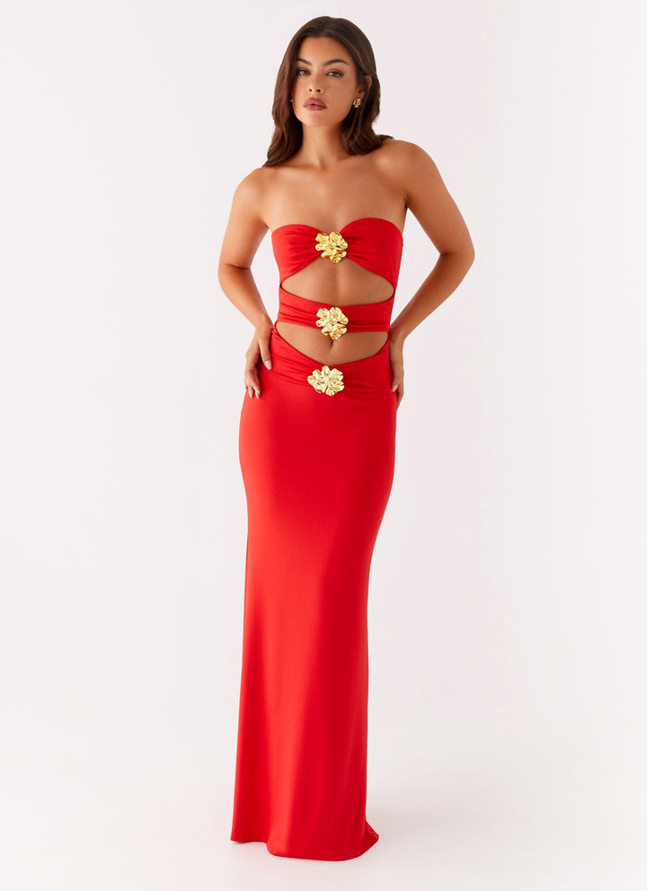 Raye Dress-Tangerine