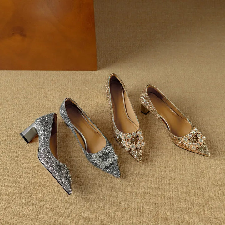 Gloria Glitter Pumps