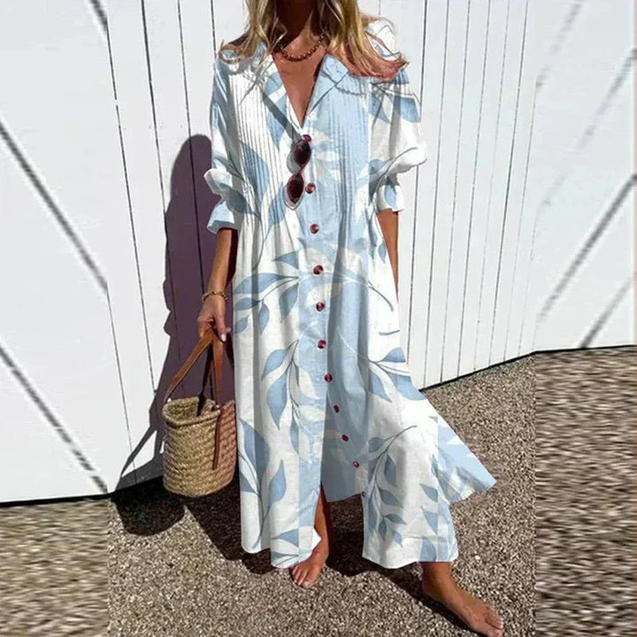 Olivara - Fashionable Elegant Printed Dress