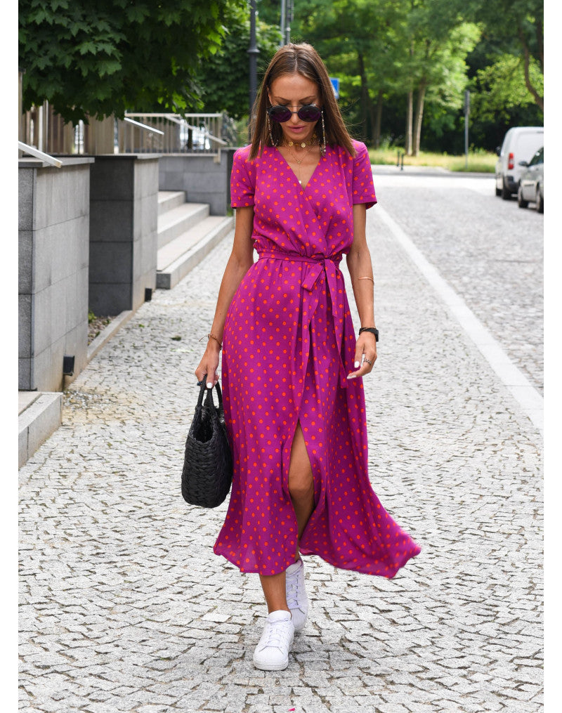 Charlotte - Elegant Women's Split Hem Dress