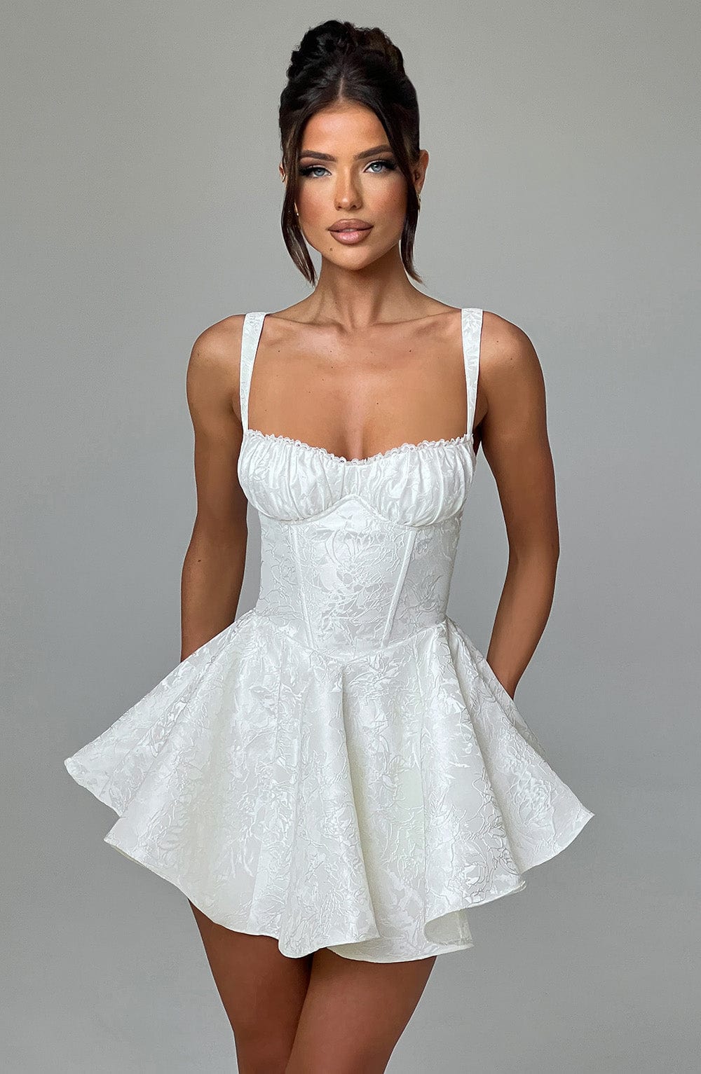 Emelie Playsuit - Ivory Playsuit Babyboo Fashion Premium Exclusive Design