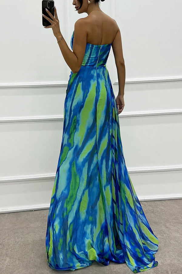 Eva - Trendy Skew Collar One Shoulder Party Dress