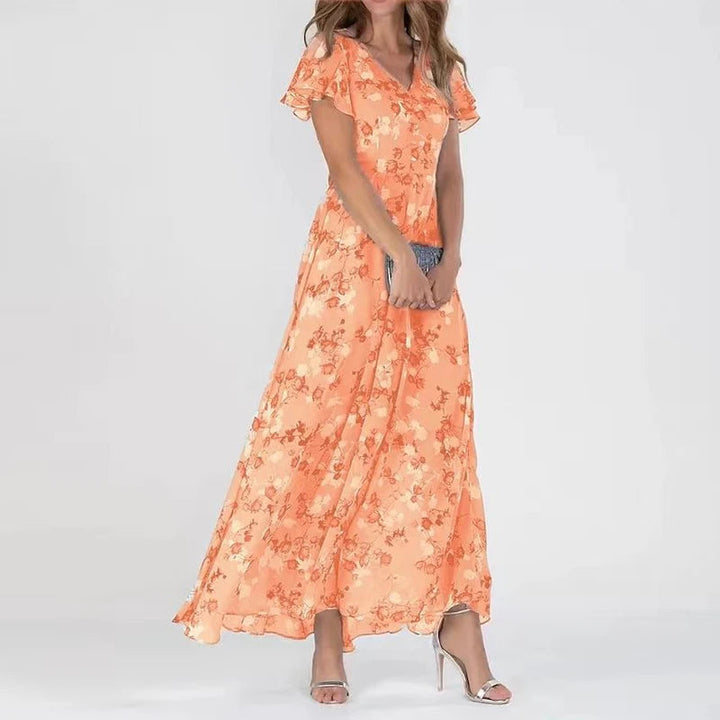 Juno - Women’s Floral Tummy Covering Dress