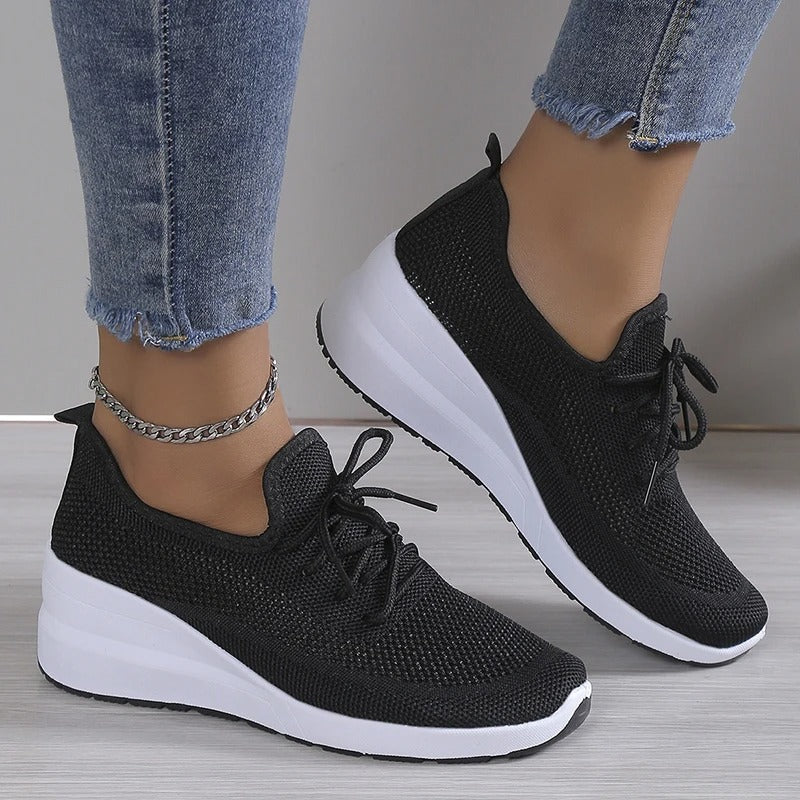 Nyla - Women's Mesh Knitted Platform Orthopedic Shoes