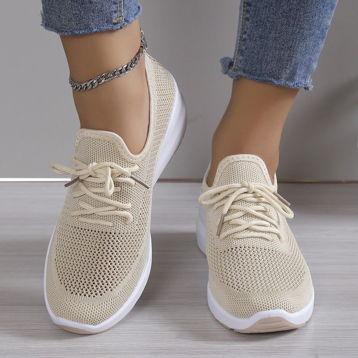 Nyla - Women's Mesh Knitted Platform Orthopedic Shoes